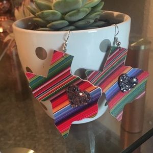 Serape Texas Earrings